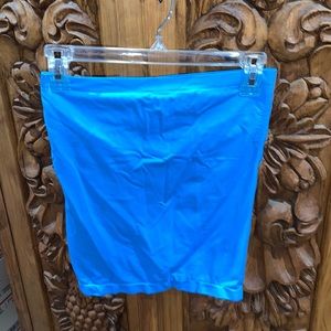 EUC Amblance M/L blue bandeau tube top
